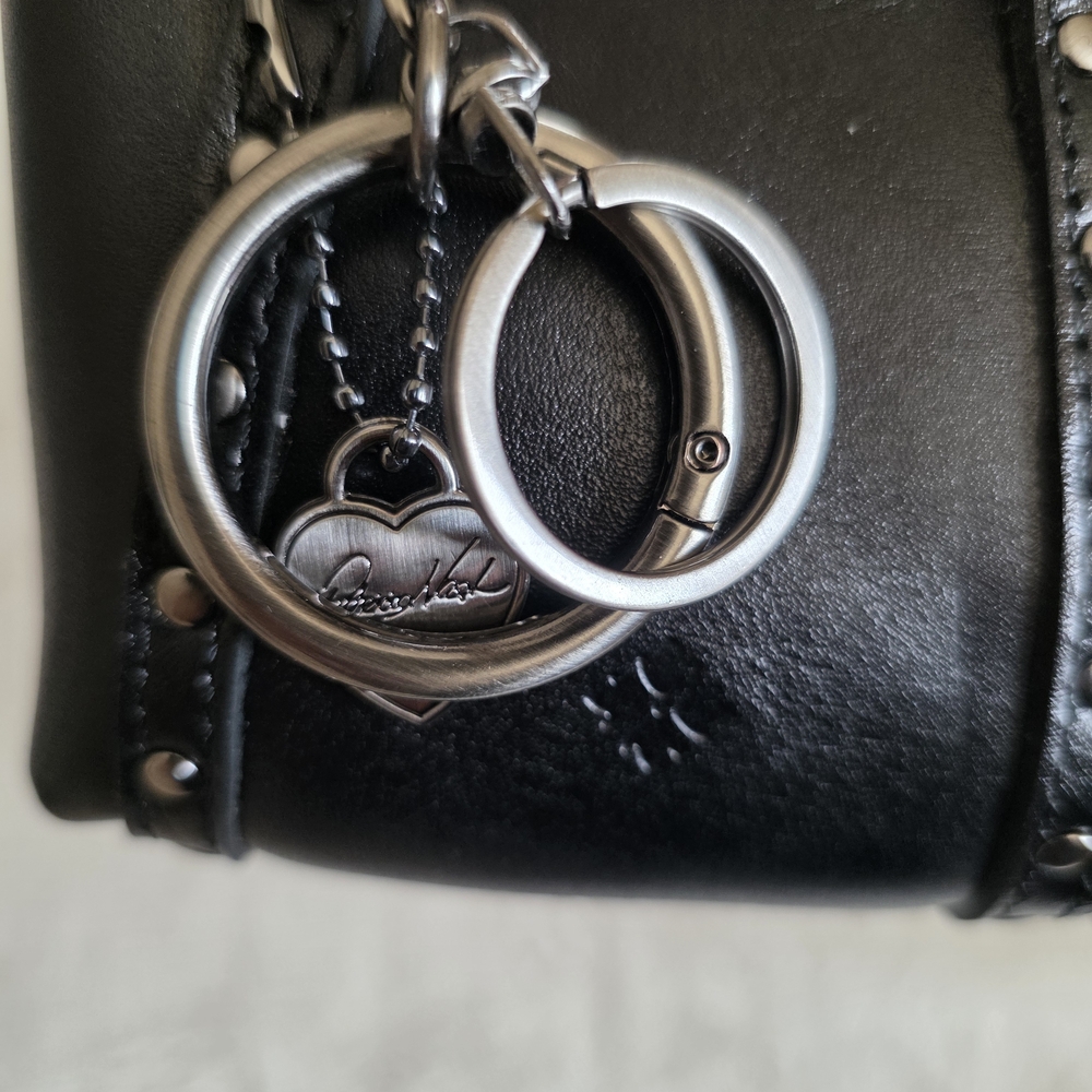 Patricia Nash Black Mini Leather Bag - Picture 11 of 12